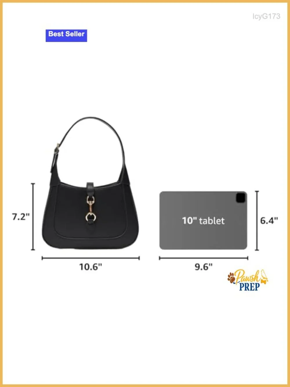 Vegan Leather Hobo Shoulder Bag 2in1 Crossbody Adjustable Strap